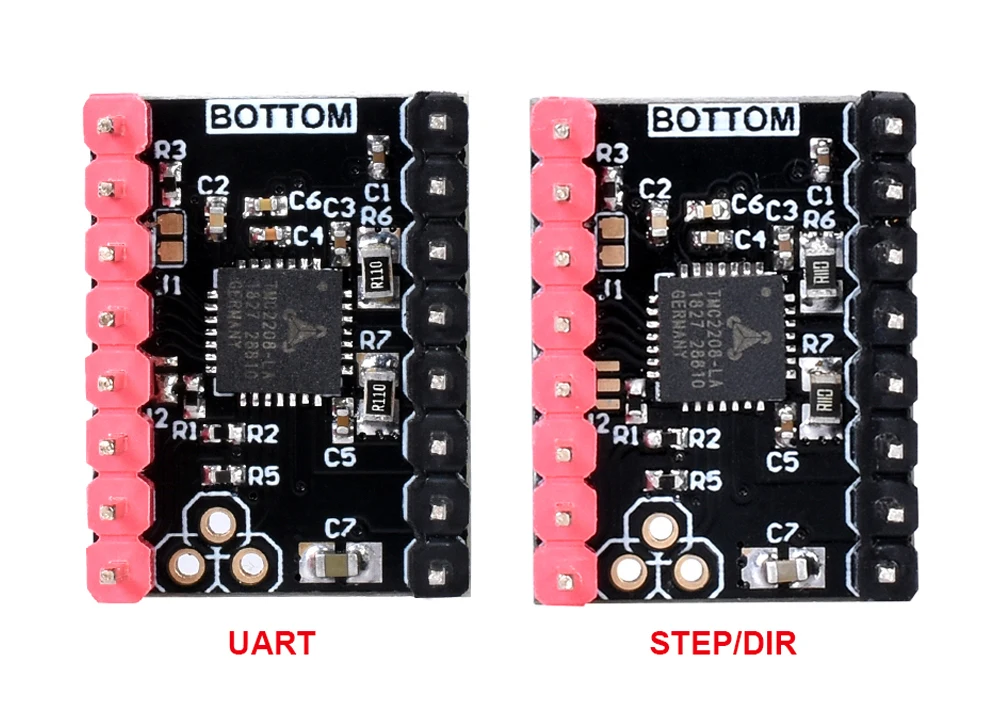 BIGTREETECH TMC2209 UART TMC2208 шаговый двигатель бесшумный драйвер Stepstick VS TMC2100 TMC2130 для SKR V1.3 Pro 3D материнская плата