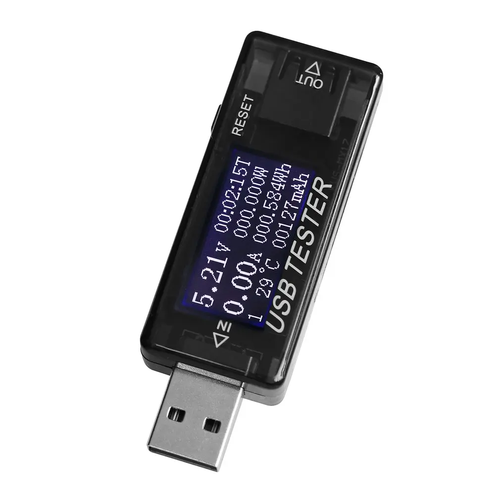 KWS-MX17 8 в 1 QC2.0 3 0 4-30 электрическая мощность USB тестер емкости напряжения измеритель