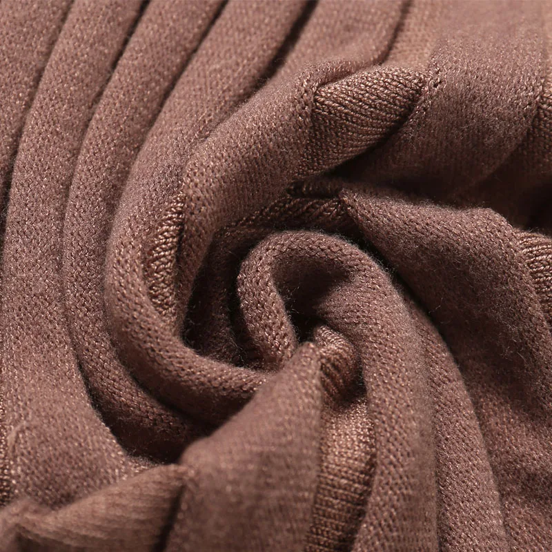 Autumn and winter women's skirt casual solid color button decorative knit slim skirt