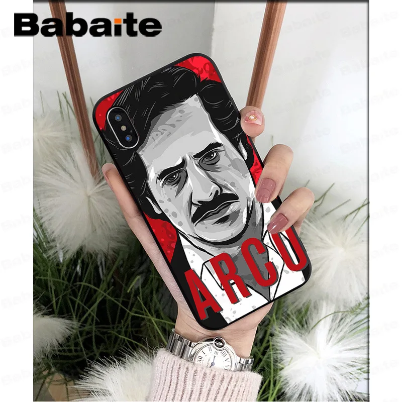 A16 Narcos ТВ серия Пабло Эскобар узор ТПУ Мягкие аксессуары сотовый Чехол для телефона для iPhone 7 8 6 6S Plus 5 5S SE XR X XS MAX - Цвет: A16