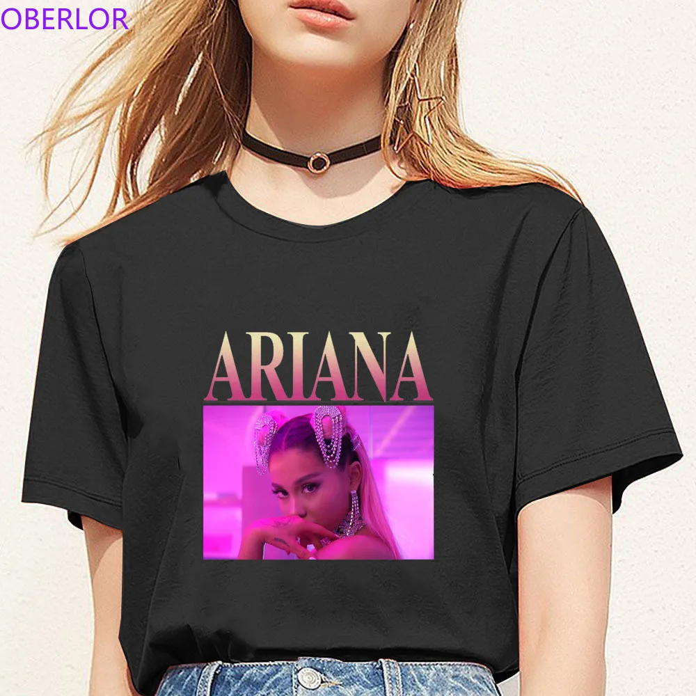 

Womens T Shirt Top Ariana Grande 7 Rings Sweetener Short-Sleeve T-shirt 7 Rings No Tear Left To Cry T-shirt Tee Music Fans Gifts