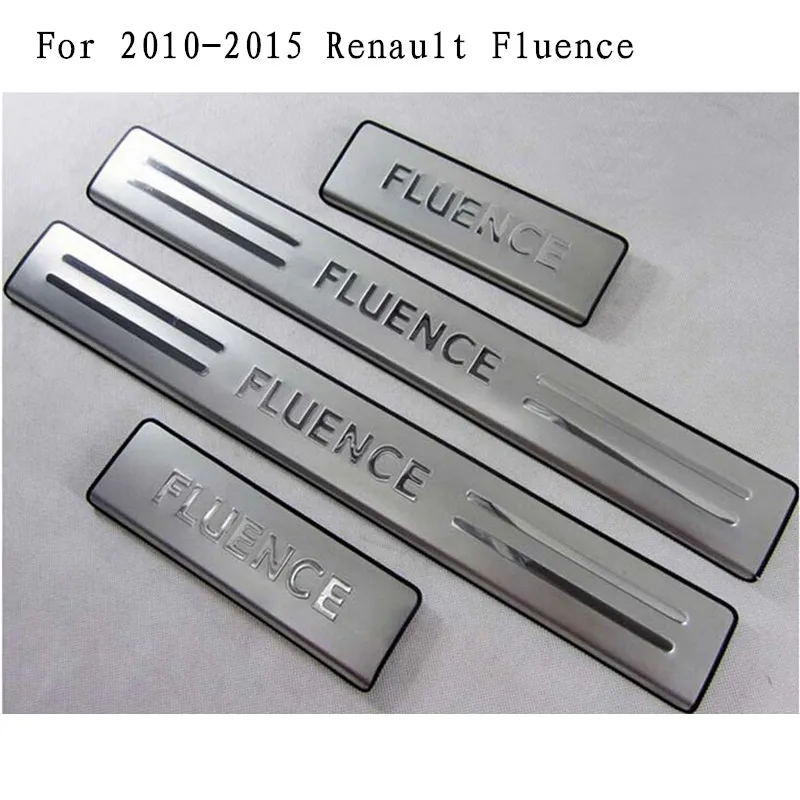 Hohe qualität edelstahl-verschleiss-platte/Tür-schwelle Für 2010-2015 Renault Fluence