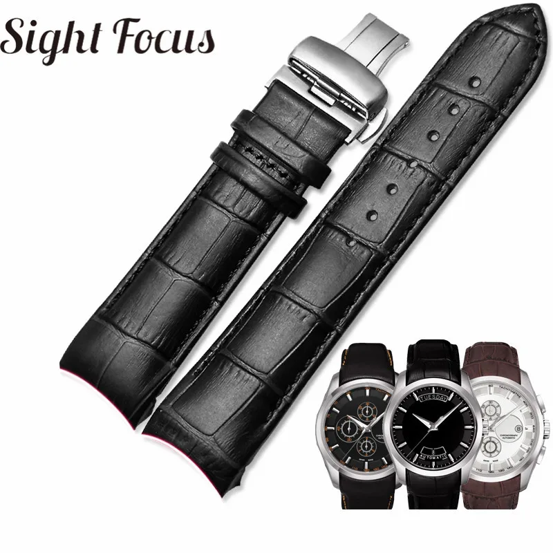 Calfskin Leather Men Watchband 1853 