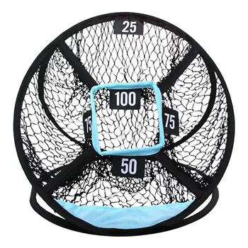 

Kids Adults Foldable Portable Playground Target Hitting Mat Golf Chipping Net Pitching Cage Poped Up Swing Practice For Backyard