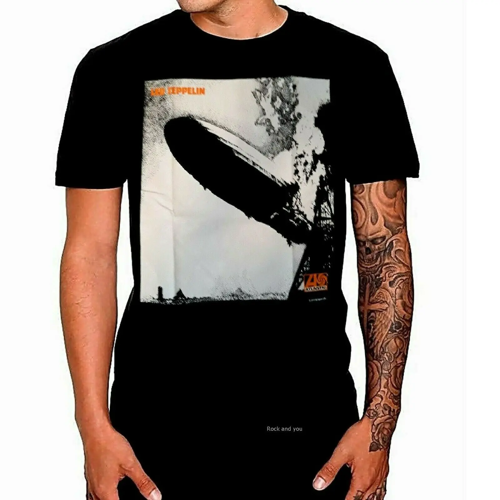 

Led Zeppelin T-Shirt Hindenburg Disaster Metal Rock Official Last Nwt Streetwear Size S-3Xl