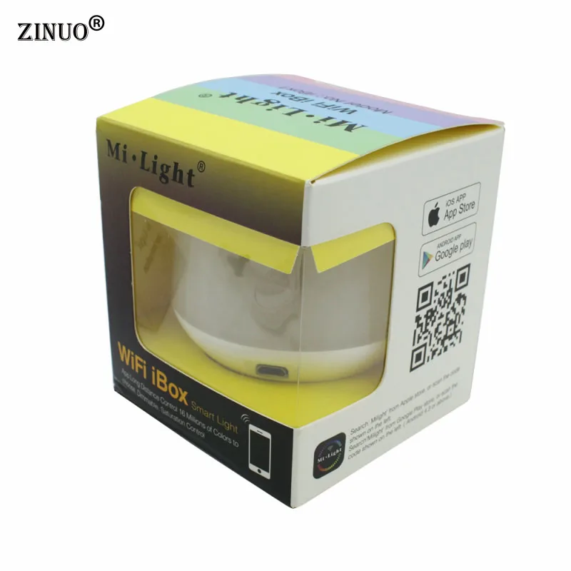 DC5V iBox1 milight wifi контроллер с RGB светом беспроводной для milight светодиодные лампы Поддержка iOS Android APP