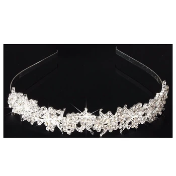 

Bridal Wedding Rhinestone Crystal Tiara Crown Hair Band Headband Prom Pageant