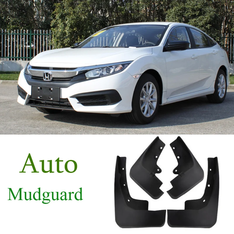 Для Honda Civic 2016 2017 2018 2019 автомобилей спереди и сзади брызговики крыло брызговиков