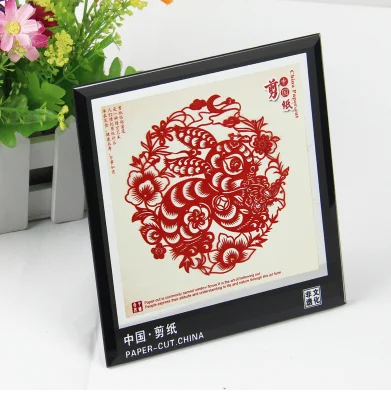 a10 15CM*14CM Chinese crafts Paper-cut Painting and Decoration Gifts with Characteristics | Дом и сад