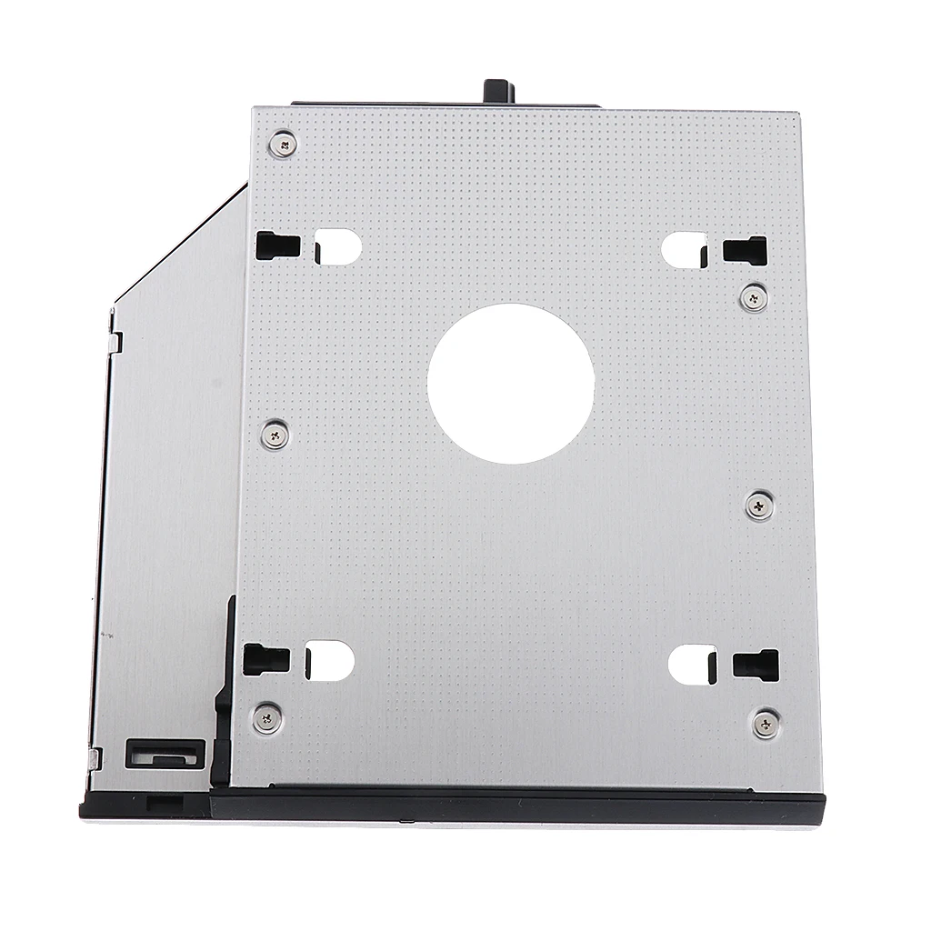 12.7mm SATA To SATA 2nd HDD Hard Drive Caddy For IBM Lenovo Thinkpad T510 W510 Aluminum