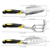 AIVY Garden Tool  Aluminum Gardening Hand Tools - Garden Trowel - Hand Shovel - Tilling Hand Rake 3
