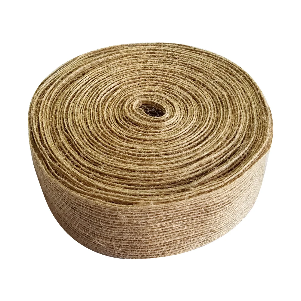 Natural Jute webbing 100m/lot width about 38mm for decoration Handmade accessory DIY