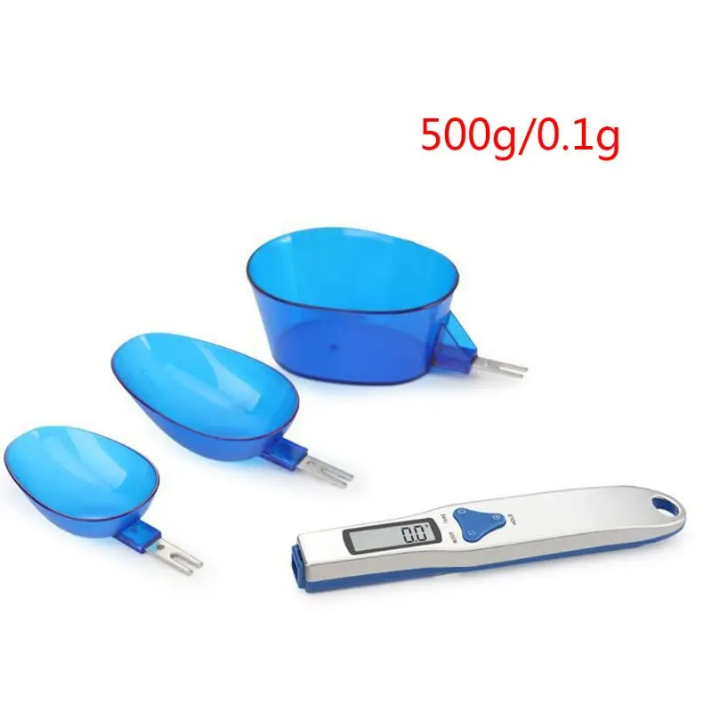 

Digital Scale Spoon LCD Display Kitchen Scale 500g/0.1g with 3 Weighing Spoon