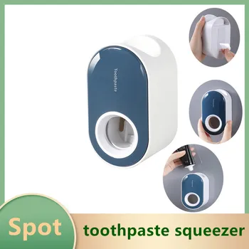 

Bathroom Accessories Set Automatic Toothpaste Squeezing Wall-mounted Toothpaste Rack Without Punching Toothpaste Squeezer Tooth