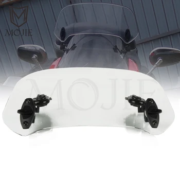 

Motorcycle Windshield Extension Spoiler Windscreen Air Deflector For YAMAHA SMAX155 BWS R Cygnus SR SRV SRX 125 500 600 400