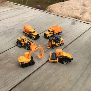 

pull-back Mini Alloy Car Engineering Police Fire engine vehicles Model Toy for Children Boy Gift