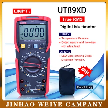 

UNI-T UT89XD TRMS digital мультиметр tester Voltmeter Ammeter Capacitance Frequency Resistance tester with LED testing UT89X