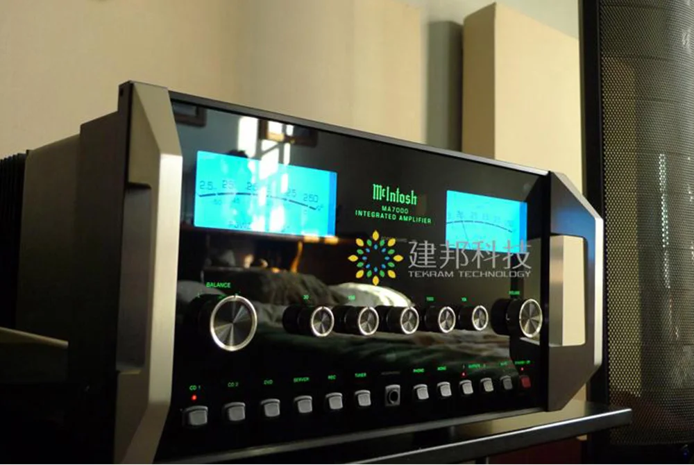 TN-105 Classic McIntosh Lake Blue High Precision VU Meter DB Table Discharge Flat Table Pre-Stage Audio Amplifier Power Meter