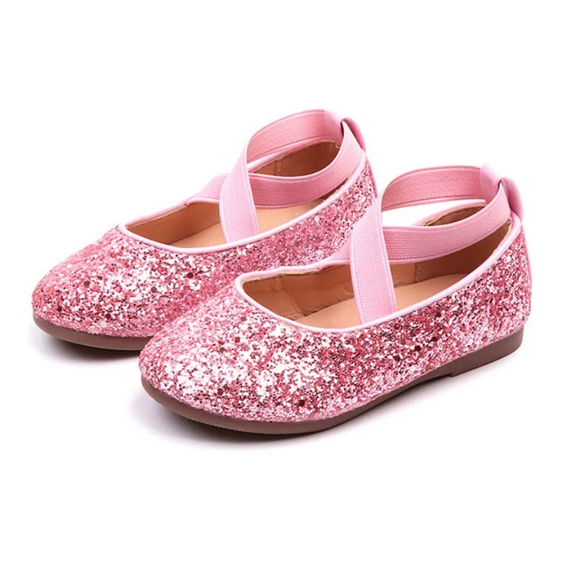 

0-6T Fashion Baby Girls Shoes Ballet Flat Shoes For Wedding Party Princess Dress Shoes For Girls