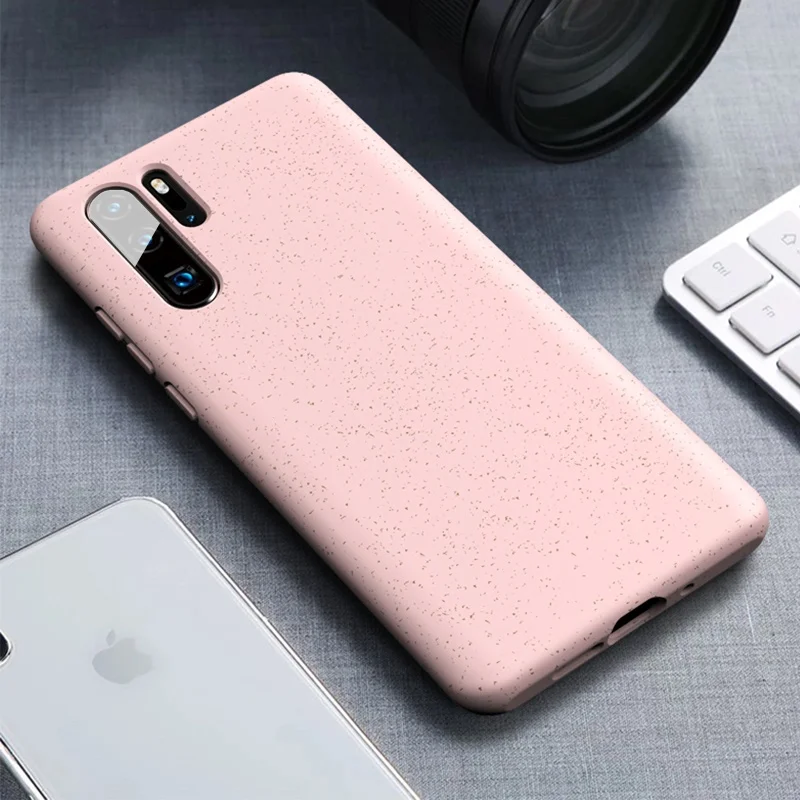 Musubo, Роскошный чехол для HUAWEI P30 Pro, силиконовый чехол на заднюю панель s, чехол для P30 Funda, Мягкая силиконовая рамка, Ультратонкий чехол, Капа 360 Full - Цвет: Розовый