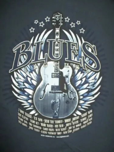 Blues Legends (Lg) Футболка Stevie Ray Vaughn b. B. Король Бадди Ги грязные воды| |