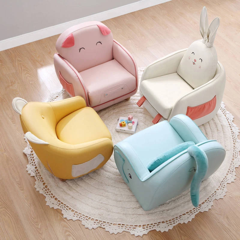 

zq Animal Cartoon Baby Girl Children's Room Sofa Seat Lazy Mini Cute Single Small Sofa Stool