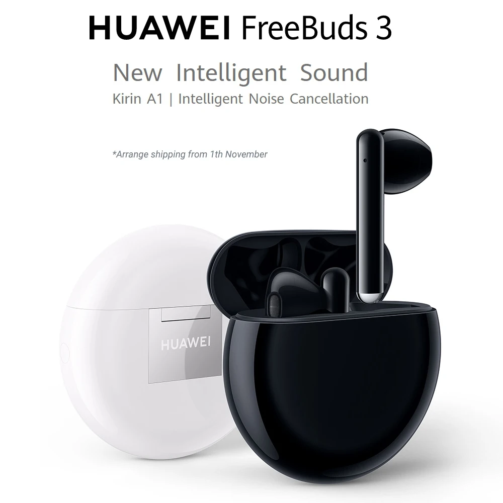 Huawei Freebuds 3 Оригинальные беспроводные наушники huawei Freebuds 3 TWS, bluetooth-наушники с функцией активного шумоподавления, Bluetooth 5,1, управление нажатием, 20 часов