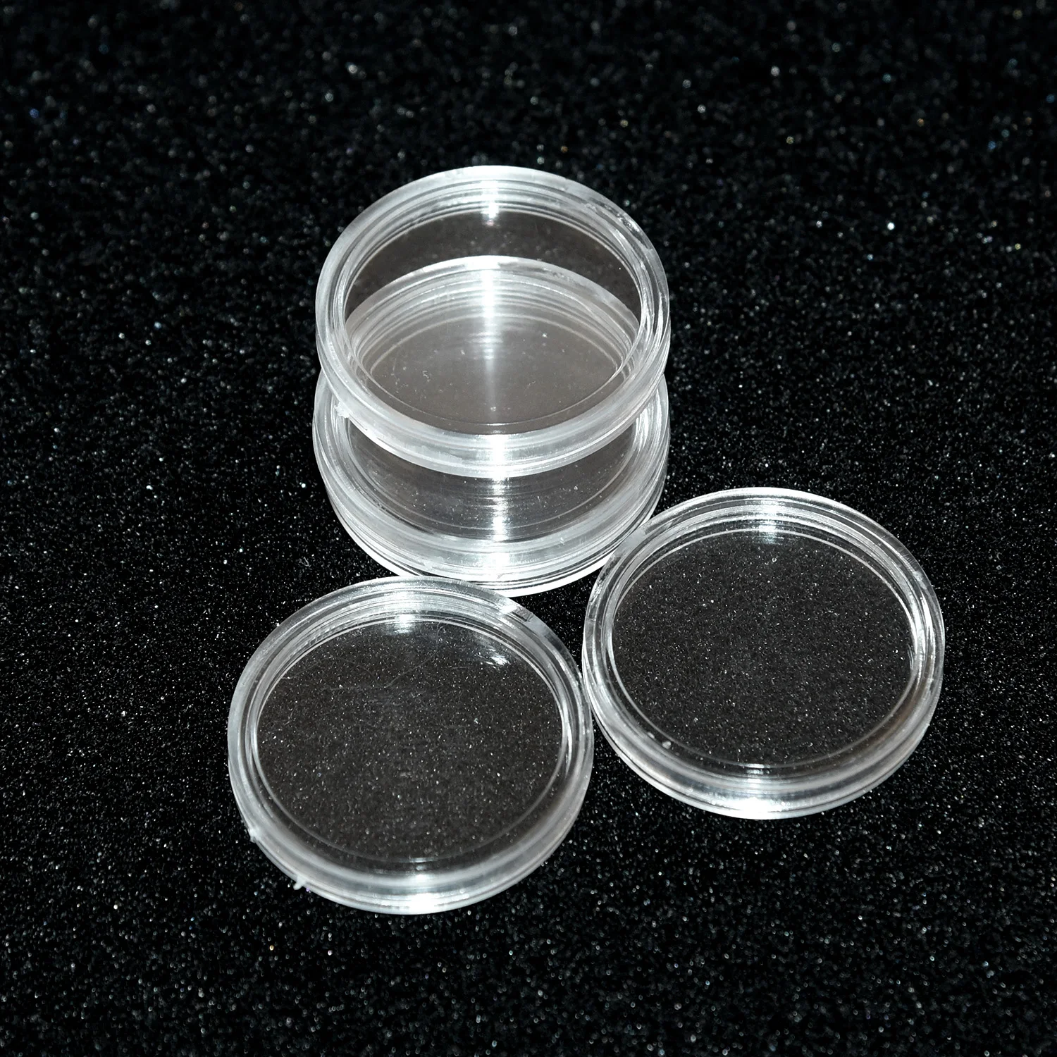 100pcs 27/30mm Coin Capsule box holder Capsules Container with Storage Organizer Box For Coin Collection Coin Case Storage Box