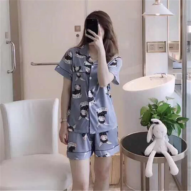 

(Spike ARTISTRY) Summer Short-sleeved Cardigan Double-Sided Qmilch 150g wei jin tu Two-Piece Set Two-color