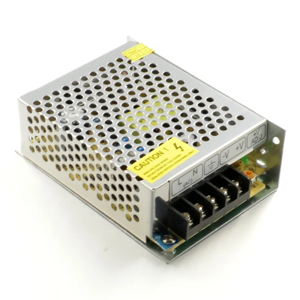 

Высокое качество DC 12V 5A 60W Светодиодный источник питания зарядное устройство для 5050/3528 SMD светодиодный светильник