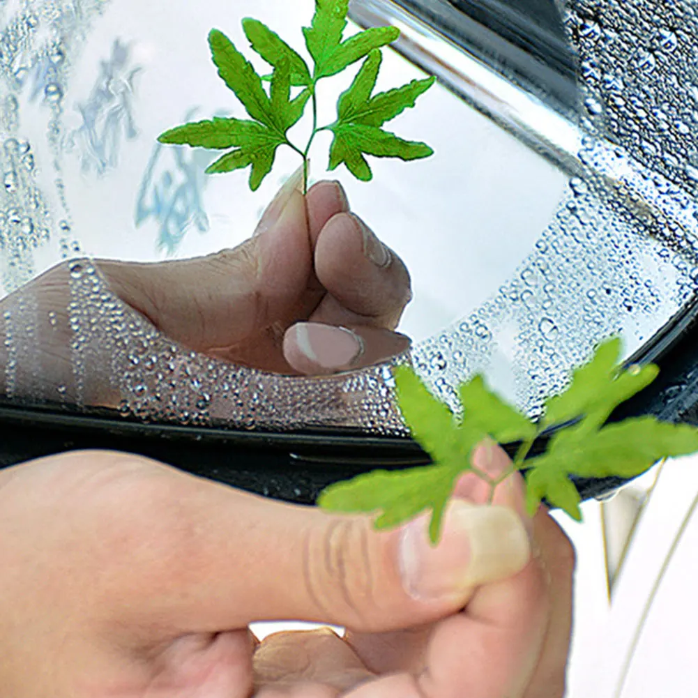 Car Anti Fog Film 4PCS PET+Nano Coating Car Rearview Mirror Side Window Glass Anti-Fog Film