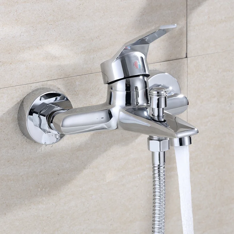 

Morning Dew Estee Triple Bathtubs And Shower Faucets Wall Concealed Shower Elevator Suit Tap