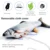 Cat Toy Electric Fish and Simulation Fish Catnip Toy Pet 3D Color Cat Toy Swing Fish Toy Interactive Dancing Fish and Fish Plush