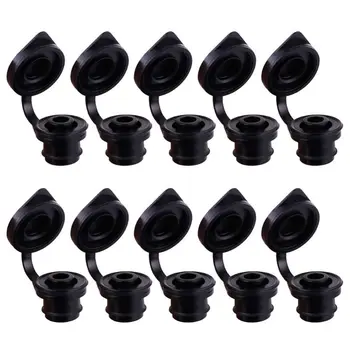 

10 Pack Black Fuel Gas Can Jug Vent Cap Universal for Faster Flowing Fuel