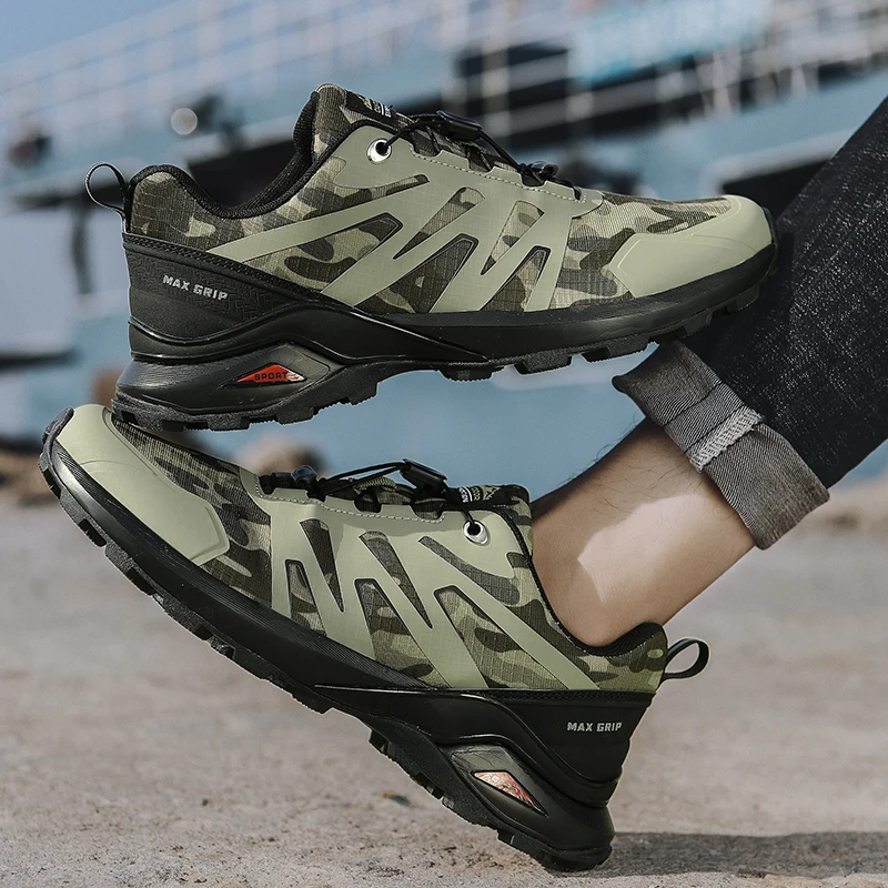 SMS Men Shoes Outdoor Sneakers Waterproof Hiking Shoes Men Mountain Climbing Shoes Men Sport Shoes Jogging Trekking Sneakers