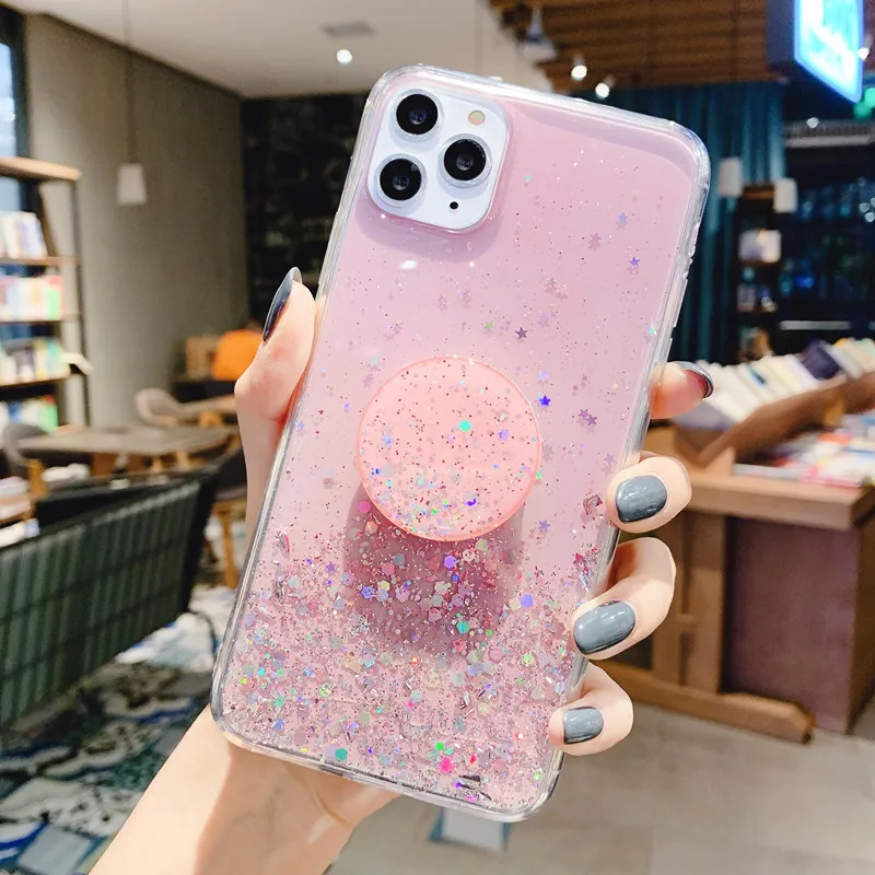 Чехол OPPO Reno 2F, блестящая Звезда, блестящий космос, мягкий силиконовый чехол для OPPO Reno 2Z, чехол с подставкой, задняя крышка для Reno 2 Z