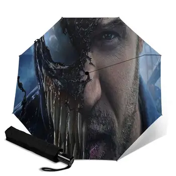 

Tom Hardy creative men's and women's automatic three fold umbrella rainy day colorful fashion umbrella