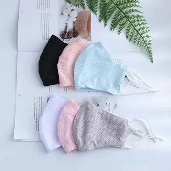

Ice Silk Mask Summer Adult Thin Masks Three-dimensional Face Masks Reusable and Washable Masks Unisex Masks XH
