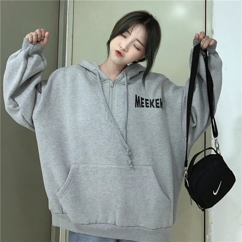 SALE  Weekend Hoodies Women Letter Printed Loose All-match Hooded Trendy Pockets Plus Sweatshirts Womens 