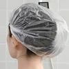 Waterproof and durable disposable elastic bath cap transparent hair salons product that defend bath shower cap ► Photo 3/6