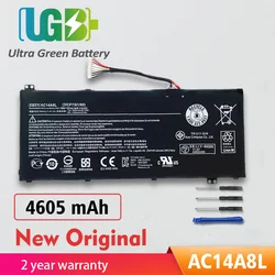 UGB Novo Original Bateria Para Notebook Acer Aspire VN7 571 VN7 571G VN7 591 AC14A8L VN7 591G VN7 791G VN7 791 MS2391 Acer V15 Nitro