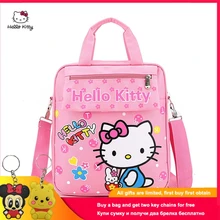 HELLO KITTY, сумка-мессенджер на плечо, Детская сумочка с изображением героев мультфильмов, вечерние модные сумки на плечо, сумка через плечо для девочек-подростков