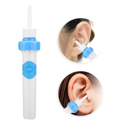 Professional Portable Earwax Remover Earpick Curette Cleaning Tool With Replacement Head Ear Remove Earwax Massage Care Tools
