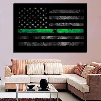 

Modular Picture HD Prints Canvas Painting 1 Pieces National Flag Home Decoration Vintage Wall Art For Living Room Artwork Poster