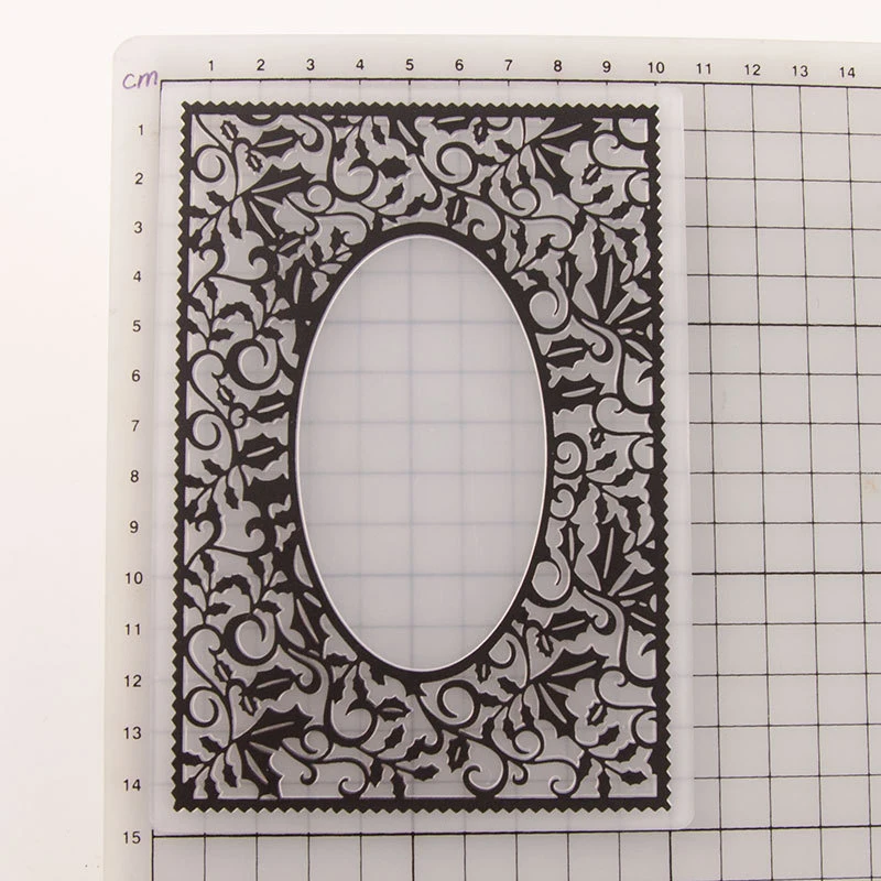 Lace Oval Embossing Folder 1