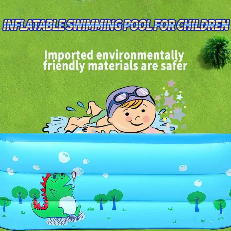 

Hot 1.3/1.5m Inflatable Swimming Pool For Baby Kiddie Kids Infant Toddler Children Bathing Tub Home Use Safety Paddling Pool