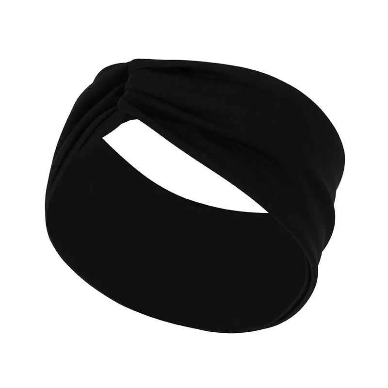 Рисунок 6 - Женская однотонная повязка на голову с перехлёстом