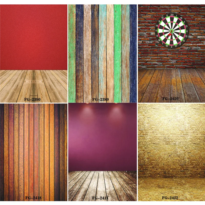 

Vinyl Custom Photography Backdrops Prop Wall and floor & Wooden Theme Photography Background P20228-117