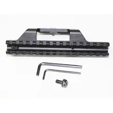 Cheap 20mm Picatinny Rail Scope Mount For M1A M14 AK47 .308 Rifle 15 Slots Holder Guide Side Scope Sight Adapter Hunting Accessories Cheap 20mm Picatinny Rail Scope Mount For M1A M14 AK47 .308 Rifle 15 Slots Holder Guide Side Scope Sight Adapter Hunting Accessories