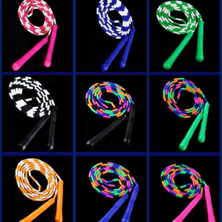 

Profession Fancy Soft Bamboo Joint Beads Wear-Resistant Jump Rope Adult Fitness Children Young STUDENT'S Pattern Beads Jump Rope